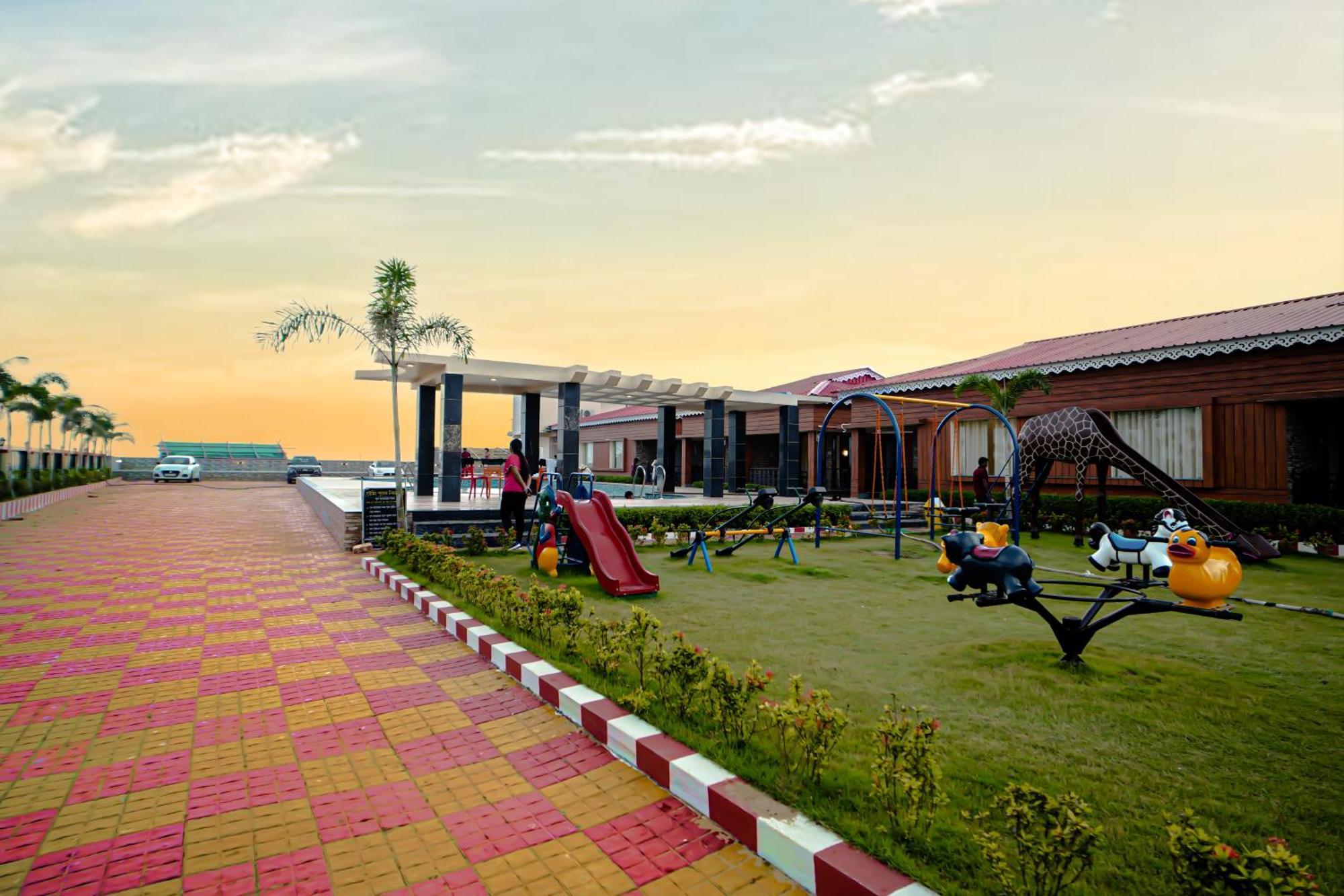 Prasant On Beach Resort !! Lift - Wifi -Restaurant-Parking Facilities-Newly Decorated Room !! Mandarmani Exterior foto
